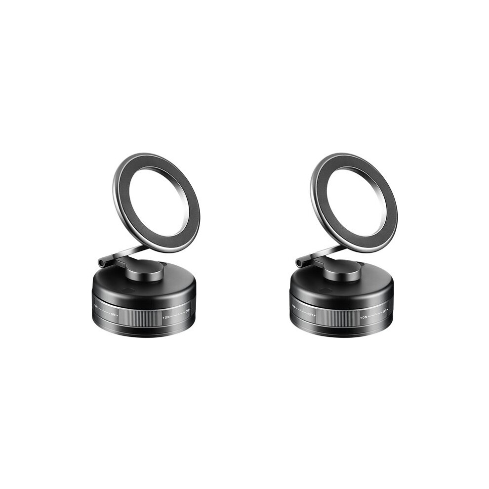 2X S11 Car Phone Holder 360 Rotating Foldable Magnetic Mount Vacuum Adsorption Strong Magnet Antishake Holder 4713805195319