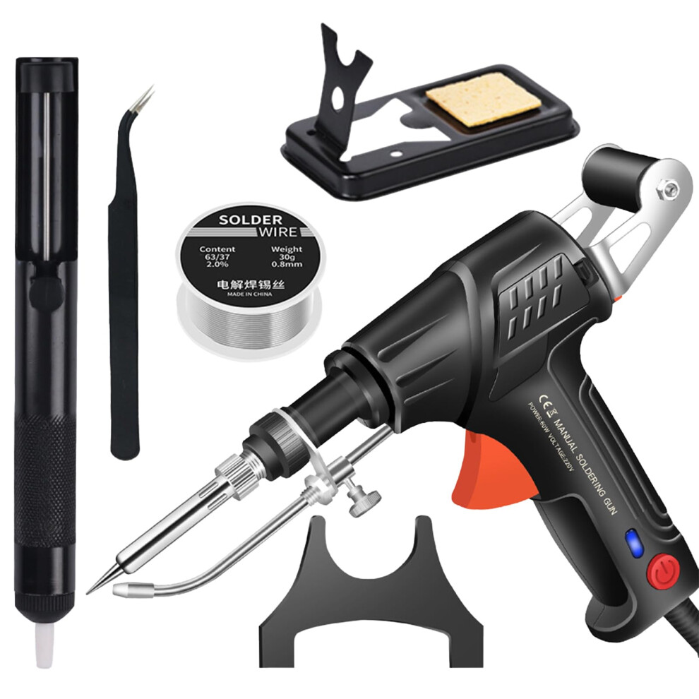 Internally Heated Industrial Welding Tools 3In1 Soldering Iron And Gun Set Rust Removal Welding Manual Kit 9426802738094