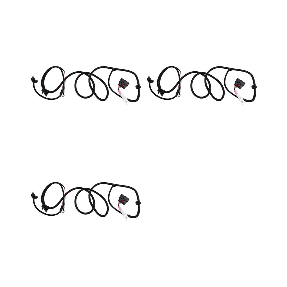 3X For Model Y 2024 Front Bumper Reversing Wiring Harness Belt Fog Lamp Interface 1489045-04-D 148904504D 4713404011546