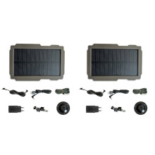 2X Camera SP-03 Trail Camera Solar Panel Kit for Suntek Trail Camera All Model Camera Panel Charging Panel EU Plug