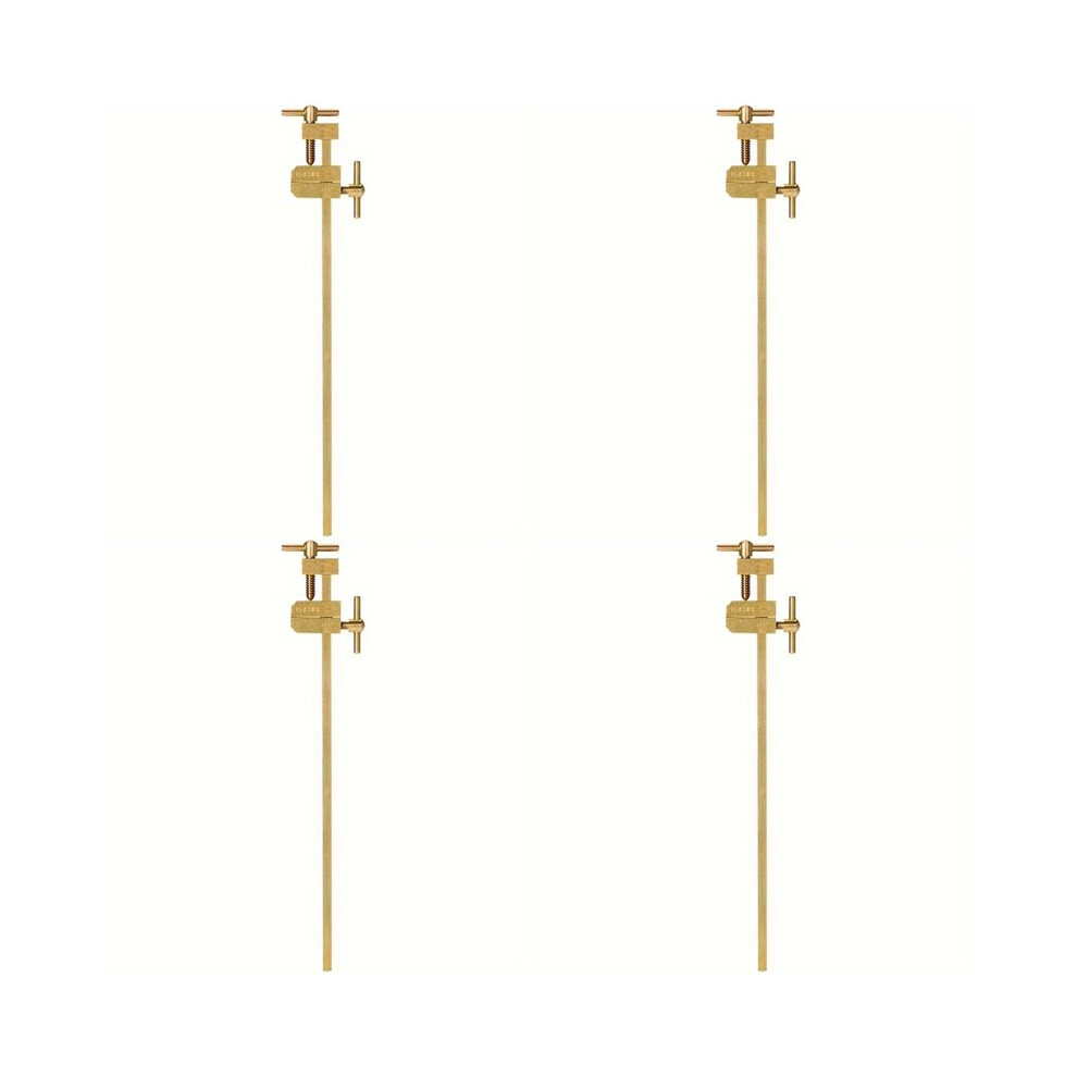 4X Woodworking Wood Clamp, Brass Parallel Clamp Fast Fixed Clip Auxiliary Fixture Splicing Board Positioning Panel 36Cm 4712810528440