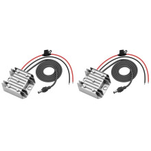 2X 12V Adapter, 12V Power Cord Converter for Starlink Power Supply Step to 30V 3.5A Conversion Kit Male
