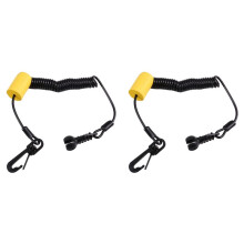 2X 278003400 New Safety Lanyard Key Cord Clip for RXT RXP Spark 900 ACE Wake GTX GTR 278003410 278002843