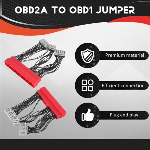 OBD Conversion ECU Harness, for    OBD2A to OBD1 Harness ECU Jumper Conversion Wiring 1