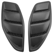 Car Left Right Engine Hood Dome Louvers Air Inlet Vents Bezel Fit for  JK  2007-2017