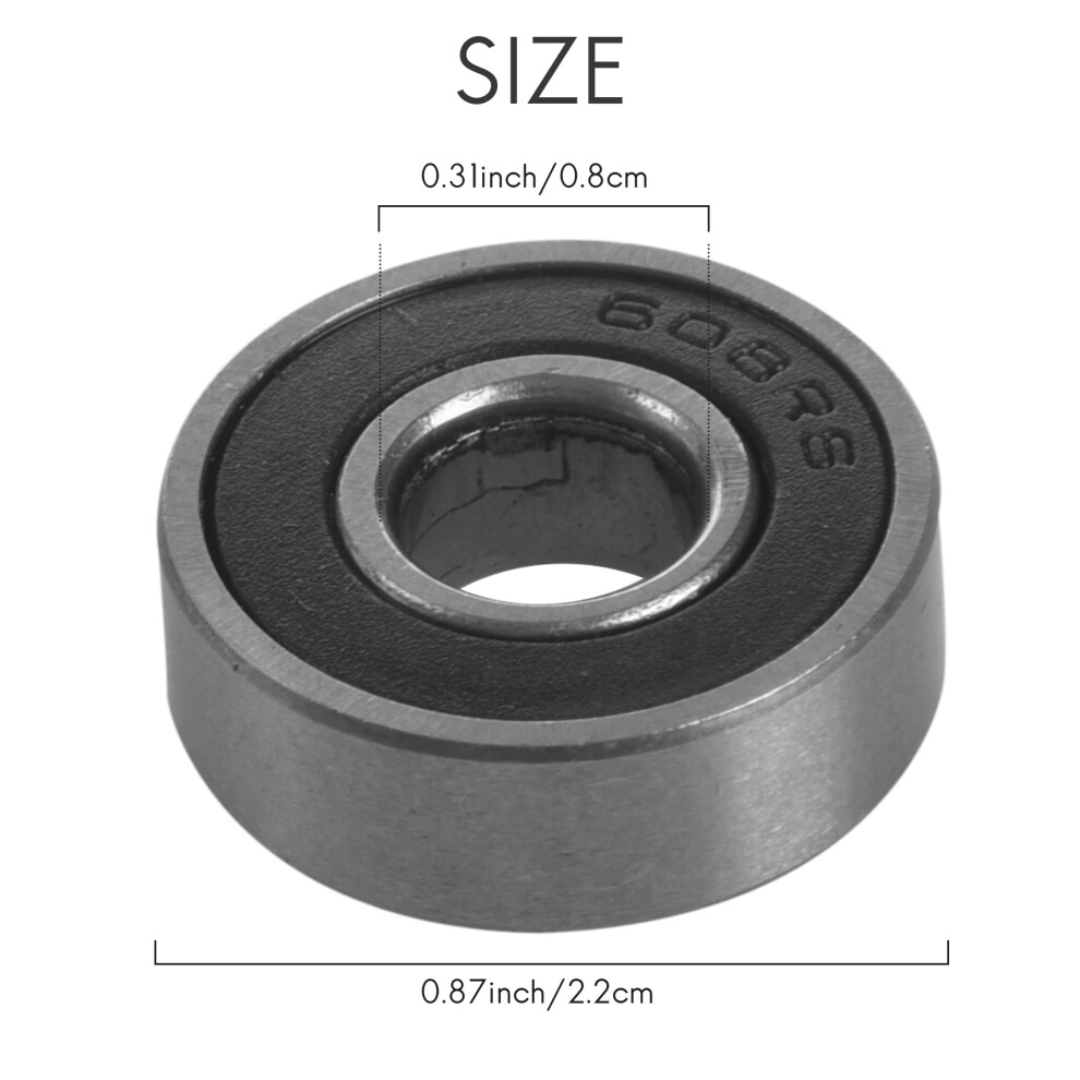 10Pcs High Performance 8X22x7mm Bearings 608-2Rs 608Rs Z R-228Hh 4713421441883