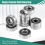 10Pcs 6000RS Shielded Deep  Radial  Bearings 10mmx26mmx8mm 4