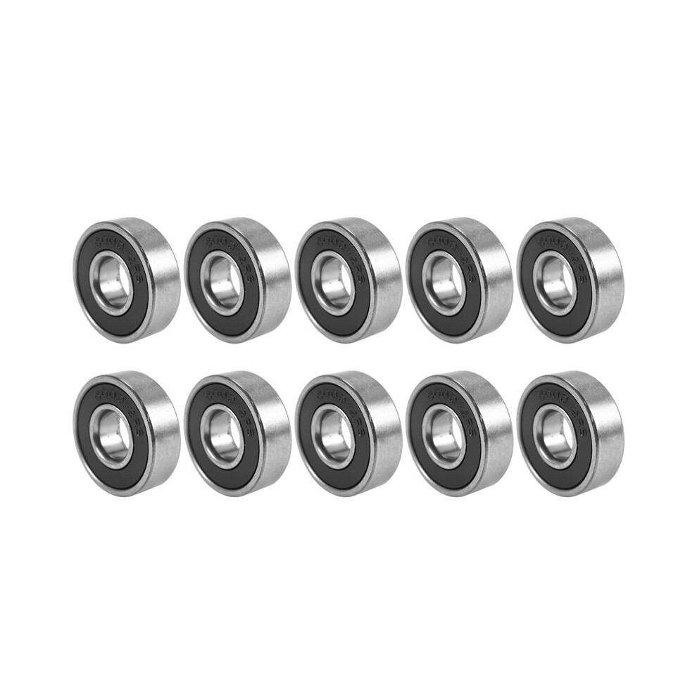 10Pcs 6000Rs Shielded Deep Radial Bearings 10Mmx26mmx8mm 6033934497244