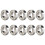 10Pcs 6800Z 10 X 19 X 5mm Single Row Shielded Deep   Bearing 1
