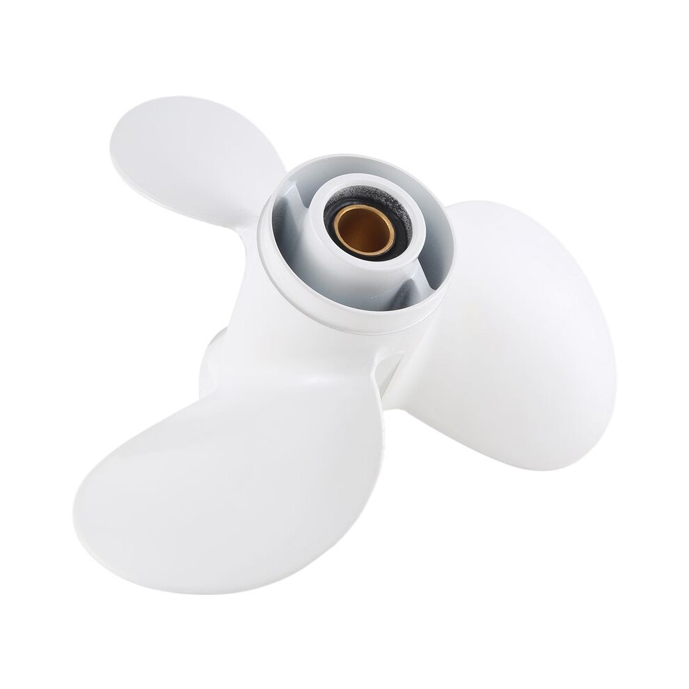 Marine Engine Outboard Propeller 664-45947-01-El 9 7/8 X 11 1/4 For 20-30Hp Aluminum Alloy 3 Blade 10 Spline Tooth R Rotation Black 6033774725255