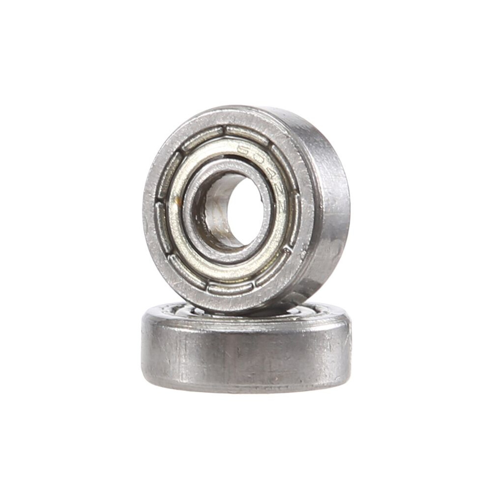 10Pcs Miniature Sealed Metal Shielded Metric Radial Bearing Model: 604 Zz 4X12x4mm Silver 6032138535981