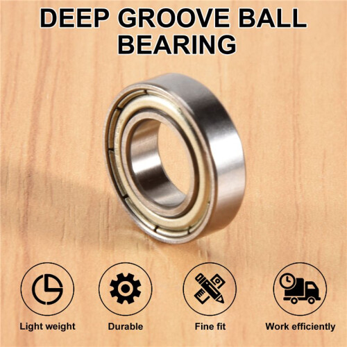 10Pcs 6800Z 10 X 19 X 5mm Single Row Shielded Deep   Bearing 2