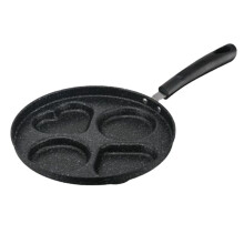 4-Hole Breakfast Pan Omelette Pan Household Kitchen Tools Non-Stick Small Frying Pan Egg Dumpling Mold