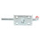 10mm Diameter Barrel Bolt Latch with Non-Slip Red Handle for Trailers 7