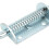 10mm Diameter Barrel Bolt Latch with Non-Slip Red Handle for Trailers 10