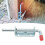 10mm Diameter Barrel Bolt Latch with Non-Slip Red Handle for Trailers 12
