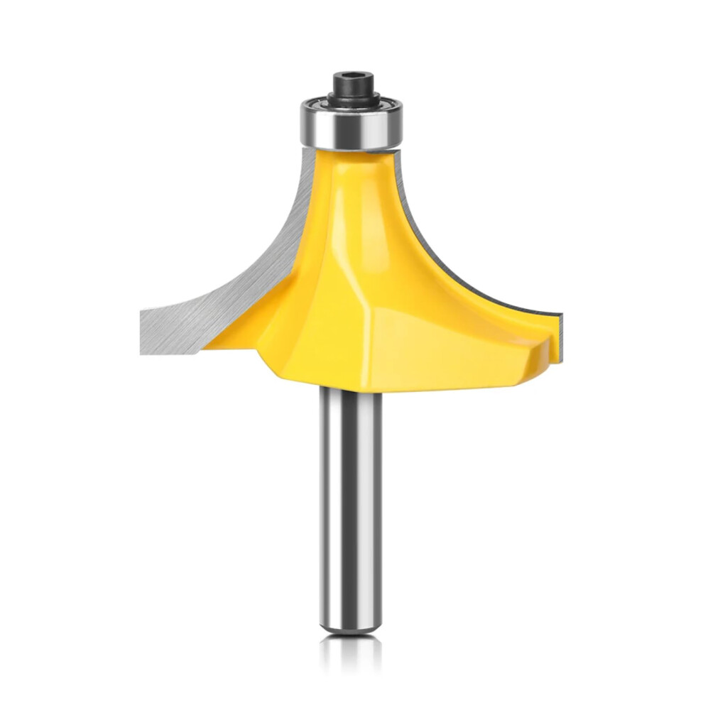 8Mm Shank Corner Round Router Bit With Bearing, Radius R15.9/20.15/25.2Mm, 8Mm X 53Mm Tungsten Carbide Woodworking 9382693079947