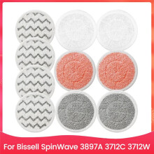 10 Pezzi 3897A Cuscinetti per Mocio di Ricambio per SpinWave 3897A, 3712, 3712W Cuscinetti per Mocio Rotante A Vapore Codice Articolo 1641112