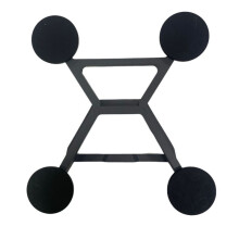 Für Starlink Gen 3 Magnetische Dachmontagehalterung, 4 Magnetische Basen, Saugkraft Bis zu 220 Pfund, für Wohnmobile, Boote, LKWs, Grau