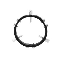 Anillos de Bloqueo para Guía de Astrofotografía de 3 Puntos para de Telescopio, Puntero Buscador de 100 mm, Color Negro