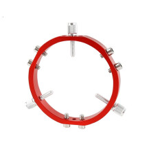 Anillos de Bloqueo para Guía de Astrofotografía de 3 Puntos para de Telescopio, Puntero Buscador de 100 mm, Color Rojo