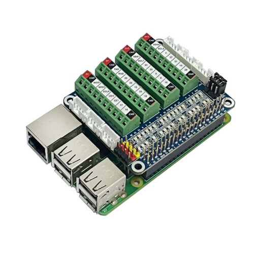 PCF8591 Expansion Board LED GPIO IO Test ADC/DCA Sensor Nybörjarkort för Raspberry Pi 2