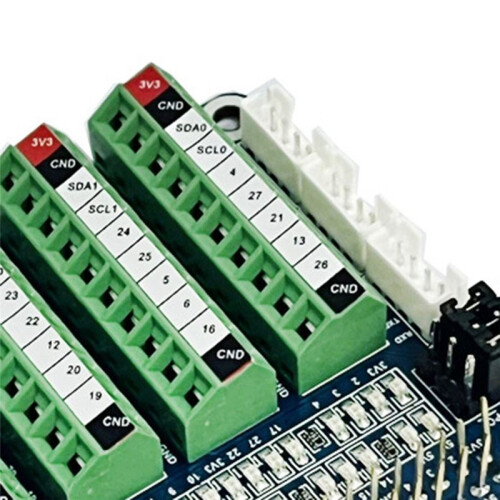 PCF8591 Expansion Board LED GPIO IO Test ADC/DCA Sensor Nybörjarkort för Raspberry Pi 1