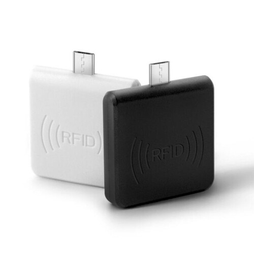 Portable RFID ID Card Reader 125KHz USB  EM Card Reader for Win8 Android OTG  Phone Support White 1