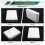 For  Full Case Cover Housing Shell with Buttons - Transparent Housing Shell Case for  Game Console B 3