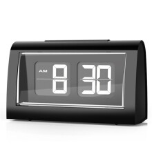Reloj de Escritorio  Digital A Pilas, Decorativo, con Tapa, Despertador Digital, Ideal para la Oficina, el Dormitorio o la Mesita de Noche.