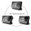 NEW HD LED Digital Projection Clock Projection AlarmClock Temperature Display Home Decoration Desktop Clock B 4