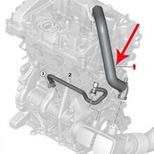 Motorauspuffrohr-Entlüftungsrohr 11157623745 für 1er 3er 4er 5er 7er Neue, Hochwertige Qualität
