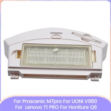 Scatola Raccoglipolvere con Filtro HEPA per Aspirapolvere per M7pro/ V980/ per T1 PRO/ Q6 Accessori Bianco