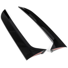 Voor  voor   MK1 Glanzend Zwarte Auto Achterruit Zijspoiler Canard Splitter Trim Spoilers 2007-2016