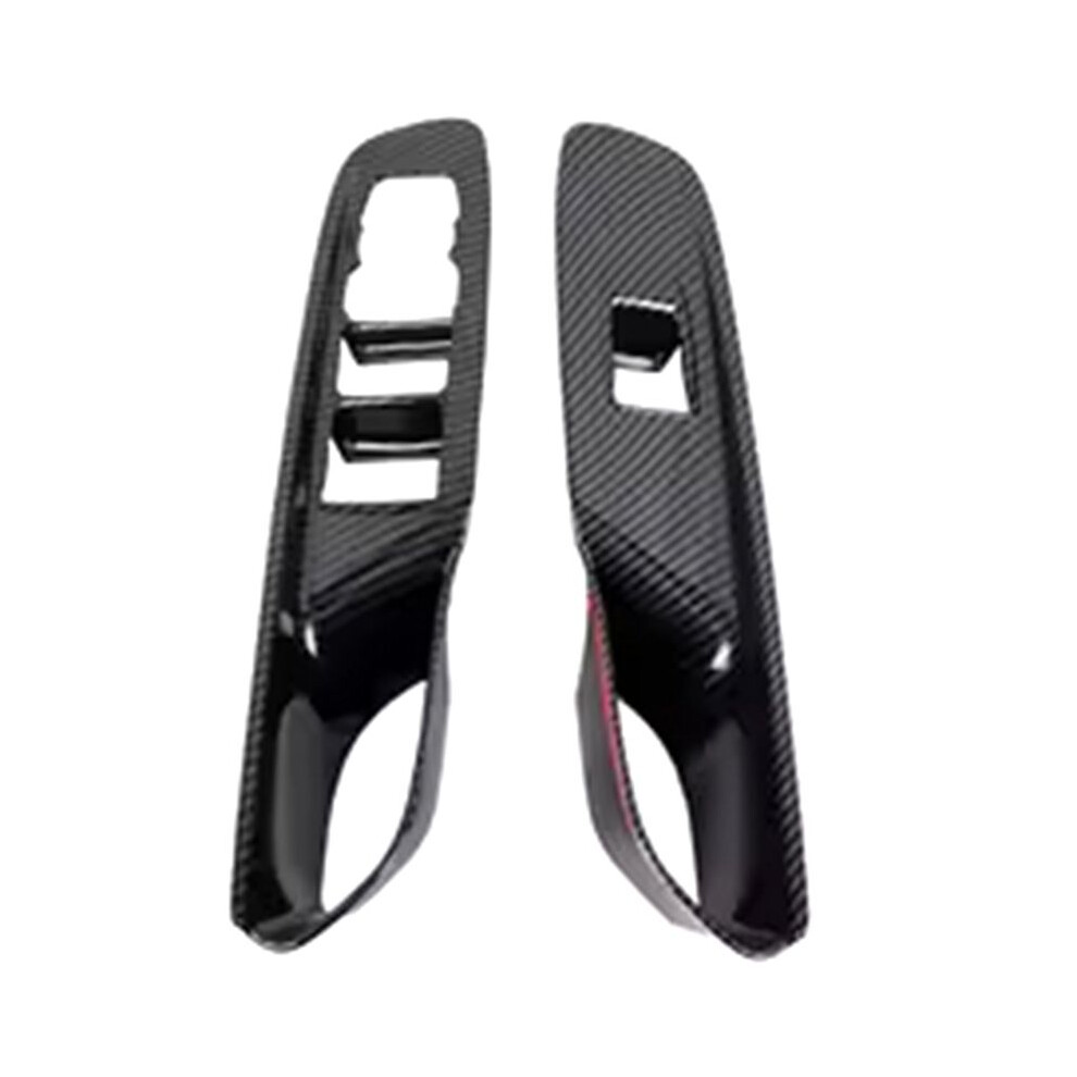 2Pcs For Corvette C8 2020-2022 Lhd Car Front Door Window Lift Cover Trim Inner Armrest Panel Sticker A 6031431271459