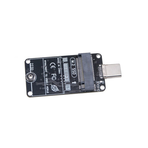 M.2 SSD-Adapter met Dubbel Protocol RTL9210B-Chip, 10 Gbps, USB 3.2 GEN2 Type C Riser B+M/M-Sleutel voor M2 -Protocol SSD NVME SSD 1