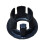 51418200729 1Pcs Car Door Panel Lock Knob Bushing Trim Ring for  E46 4