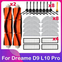 Voor  D9/9 Max/L10 Pro/Trouver LDS Finder Stofzuigeraccessoires Hoofdborstel Filter Dweil Doek Stofzak