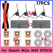 Compatible con para Mijia M40 D110CN: Repuestos, Accesorios, Consumibles, Paño de Fregona, Filtro HEPA, Bolsa para Polvo.