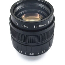 50 mm 2/3 Manuelle Blende Fotoausrüstung Objektiv Industriekameraobjektiv