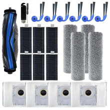 Tillbehörskit för Deebot X9 Pro Omni/X9 Pro Dammsugare, Delar, Huvudsidoborste, Dammpåse, Rulle, Trasa, Filter