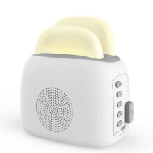 Toast-Nachtlicht mit Weißem Rauschen, Nachtlicht-Soundmaschine mit -Lautsprecher, Toastlicht mit -Lautsprecher