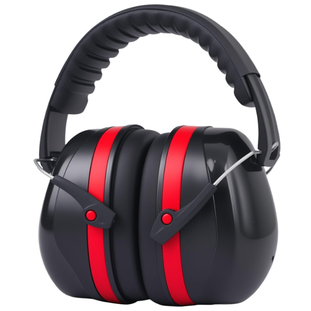 Ear Defenders Snr 34Db, Headband Earmuffs, Hearing Protection For Shooting, Red Color, Adults 9382693973771