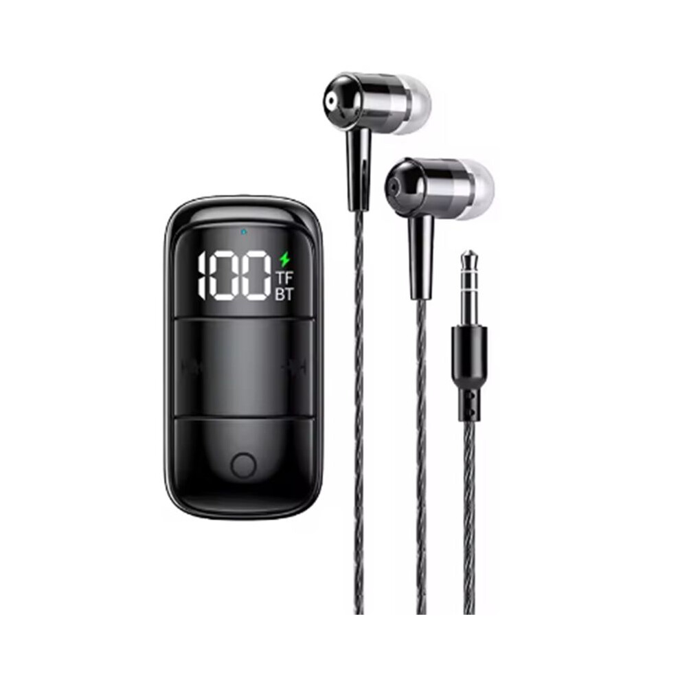 5.3 Receiver With Earphone Anc+Enc Noise Cancelling 3.5Mm Aux Wireless Audio Adapter With Mic 6031992134903