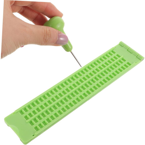 Braille Fingerboard Model 1 For Blind LineCell Braille Stylus Study Aid 1
