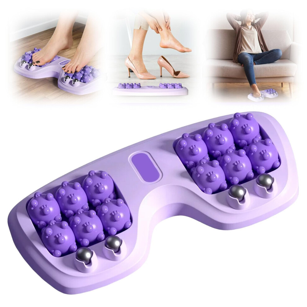 Foot Massager Roller Portable Dual Foot Roller For Plantar Fasciitis Relief Acupressure Feet Roller For Muscle Recovery