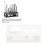 Space-Saving White ABS Bartender Kit Stand for Bar & Home Storage 7