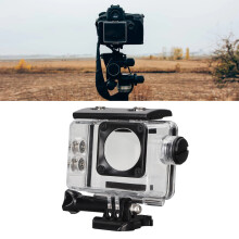 Rechargeable Waterproof Protective Shell for C Type Dual Screen Sports Camera