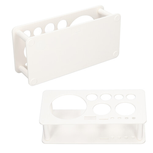 Space-Saving White ABS Bartender Kit Stand for Bar & Home Storage 2