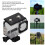 Rechargeable Waterproof Protective Shell for C Type Dual Screen Sports Camera 5